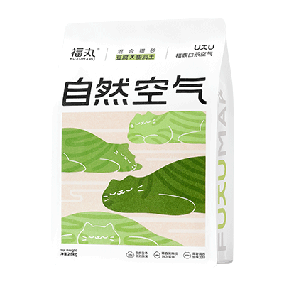 福鼎白茶空气 混合猫砂